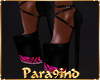 P9)Pink & Black Heels
