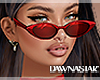 DJ |Chami Red Sunglasses