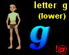 !@ letter g (lower)