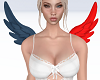 Cupid Wings Grey Red