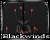 BW|Red Gothic chandelier