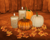 Fall Pumpkins w Candles