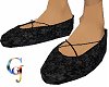 Slippers Lace Black