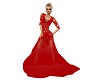(k) red sheer gown