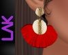 Camila earrings red