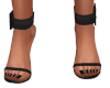 Cleo Black Denim Heels