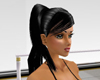 shiny black dollie hair