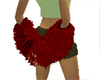 Red Furry Armwarmer