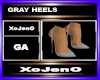 GRAY HEELS