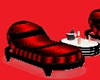 RED POOL LOUNGERS