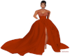 Rust Evening Gown