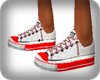 *ZF* CONVERSE WHITE*RED
