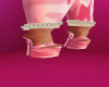 Pink Army Heels