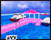 Pink paradise beach