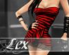 LEX - Red Zebra dress