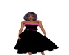 {LS} BLK Pink Dress