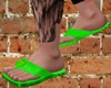 Chinelo verde wiil