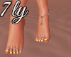 [7ly]Yellow beach feet