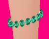 Emerald Slvr Bracelet  L