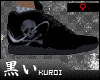 [K] Emo skull shoes F