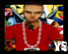 *YS* Red Vneck