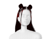 A. red/vino hair