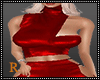 Mia Red Leather
