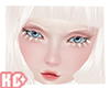 Ko ll  Head Lashes White