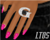 PinkGlitterNails-Dainty