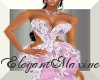 Royal Queen Gown pink/wt