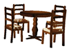 country cowhide table ch