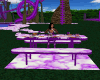 ! Purple Picnic Table