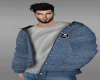 llzM.. Open Jacket Denim