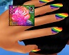 rainbow nails 2