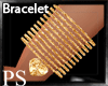 {PS} Gold Heart Bracelet