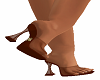 Crystal Brown Heels