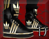 Black gold  shoes