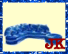 JK Ocean Blue Sofa