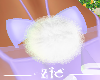 Bunny Tail + Bow Lilac