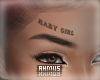 'A' Baby Girl Tattoo