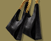 Gold Chunky Chain Tote