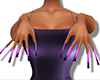 b <3 purple-fire nails