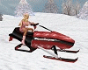 Red XMas Snowmobile