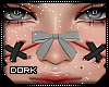 D|LT Grey Stitch Bow