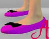 Asi Flat Shoes-Purple