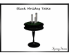 Black Holiday Table