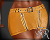AR* Leather Skirt Carame