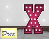 -X- Letter (Pink/B)