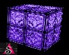 Glass Blocks Purple Cube