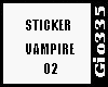 [Gio]STIKER VAMPIRE 02